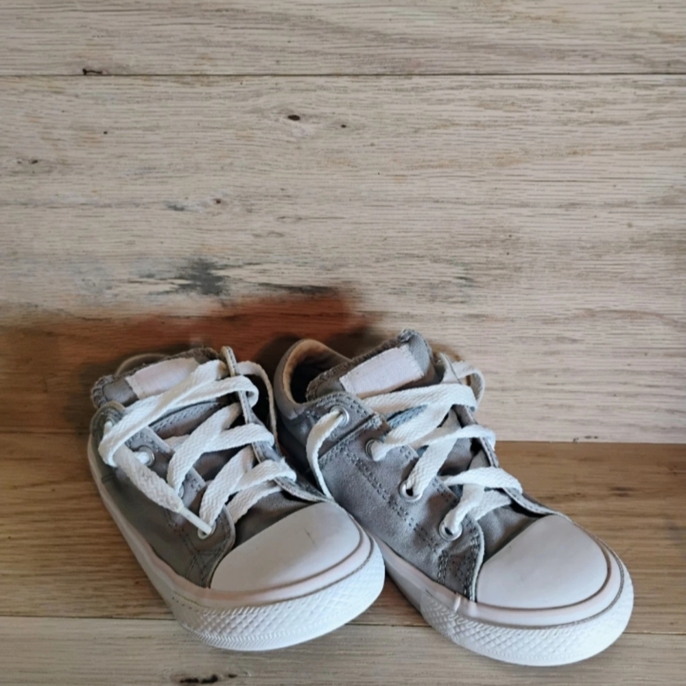 Converse Kids Light Gray Sneakers